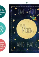 Birthday Card - Moon and Back - 17447