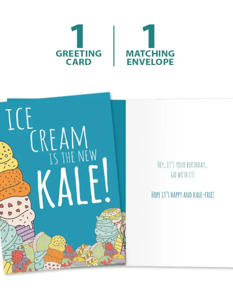 Birthday Card - New Kale - 17809