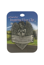 Visor Clip- Never Drive Faster Than- Metal