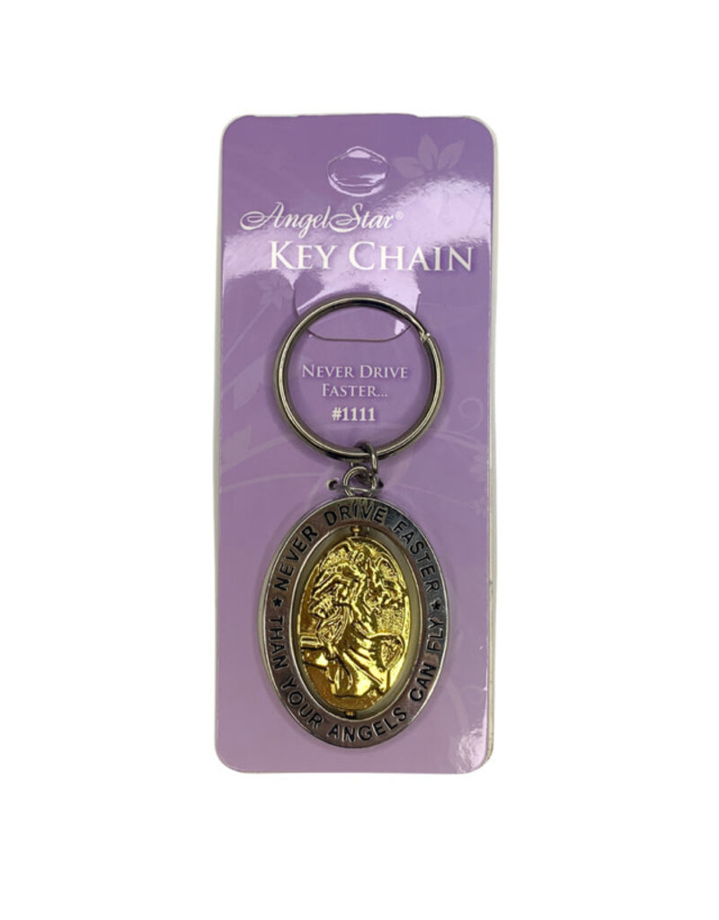Keychain- Never Drive Faster...