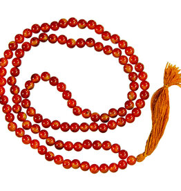 Red Agate Mala Prayer Beads