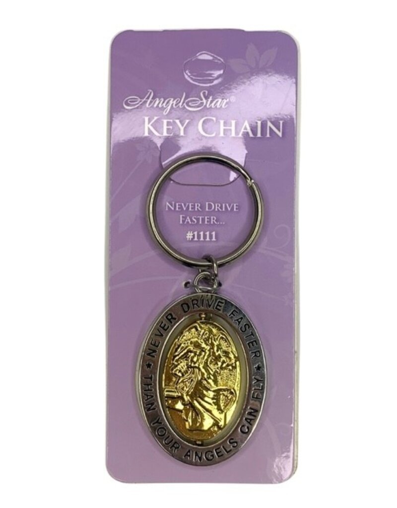 Keychain- Never Drive Faster...