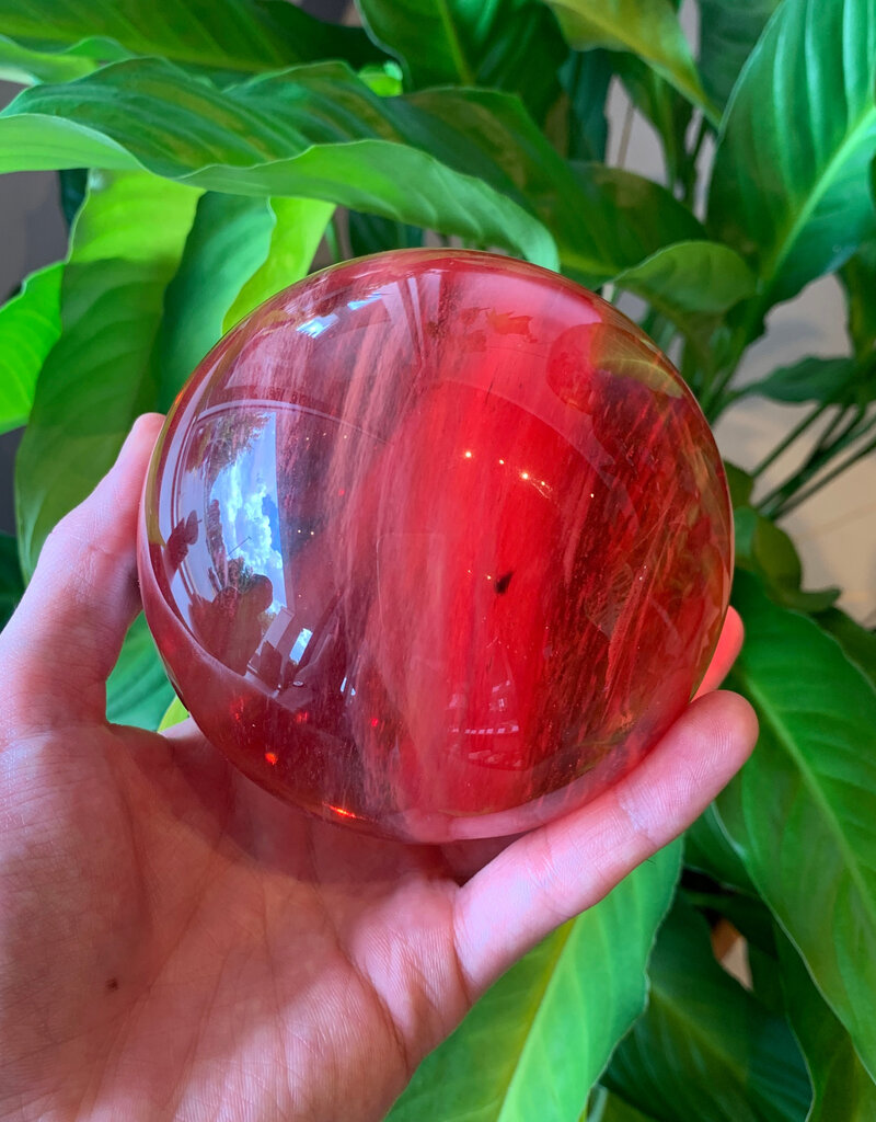 Cherry Quartz Sphere - L