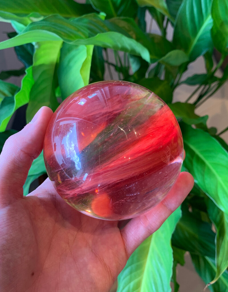 Cherry Quartz Sphere 3 - M