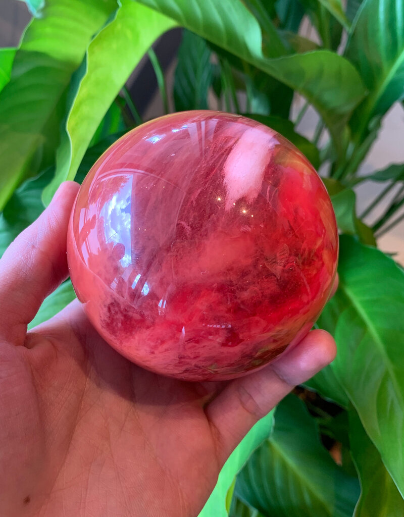 Cherry Quartz Sphere 2 - M
