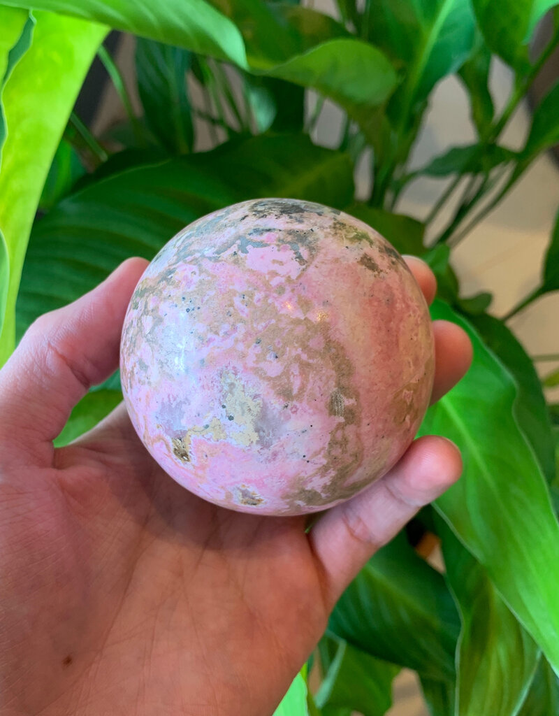(Rare) Rhodochrosite Sphere- Medium
