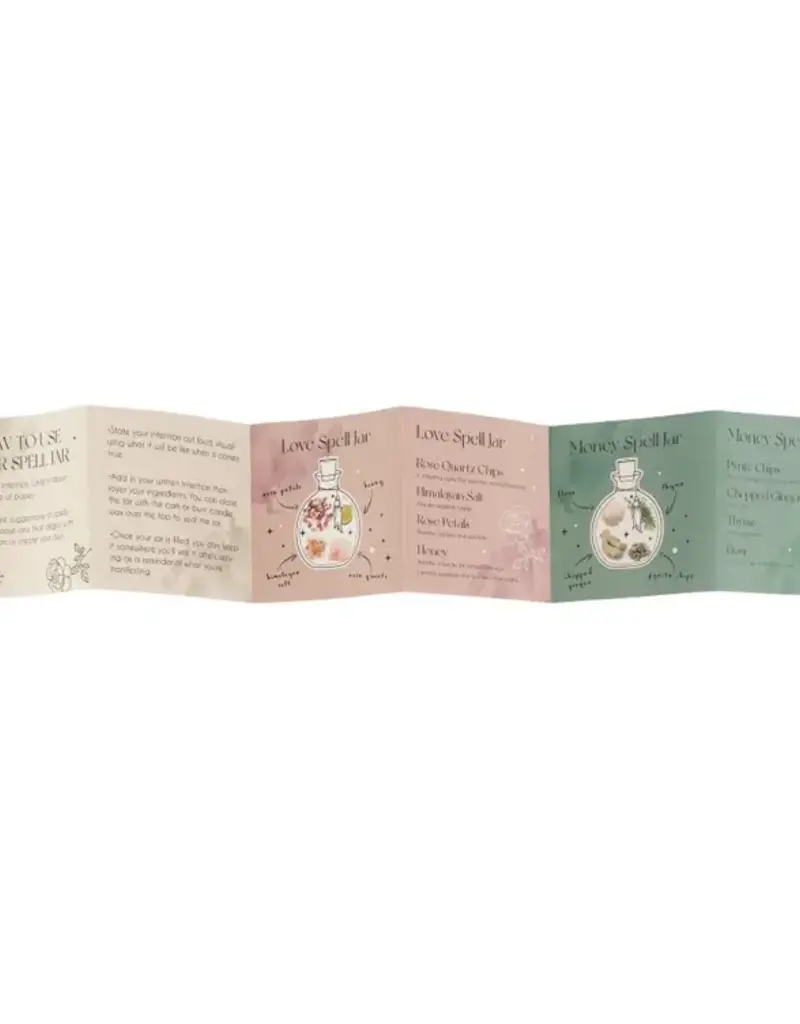 Spell Jar with Recipe Booklet