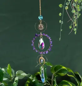 Crystal Sun Catcher - Amethyst