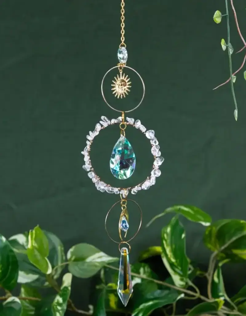 Crystal Sun Catcher. - Clear Quartz - 19422