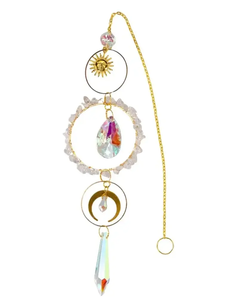 Crystal Sun Catcher. - Clear Quartz - 19422