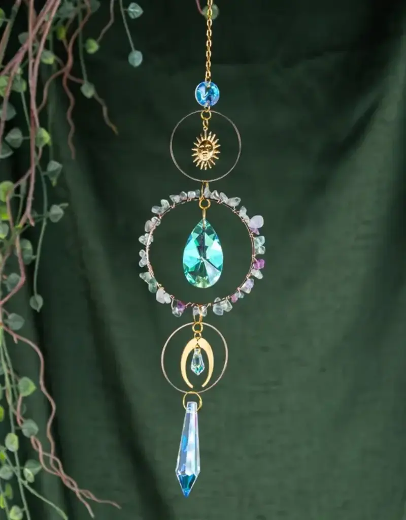 Crystal Sun Catcher. - Fluorite - 20252