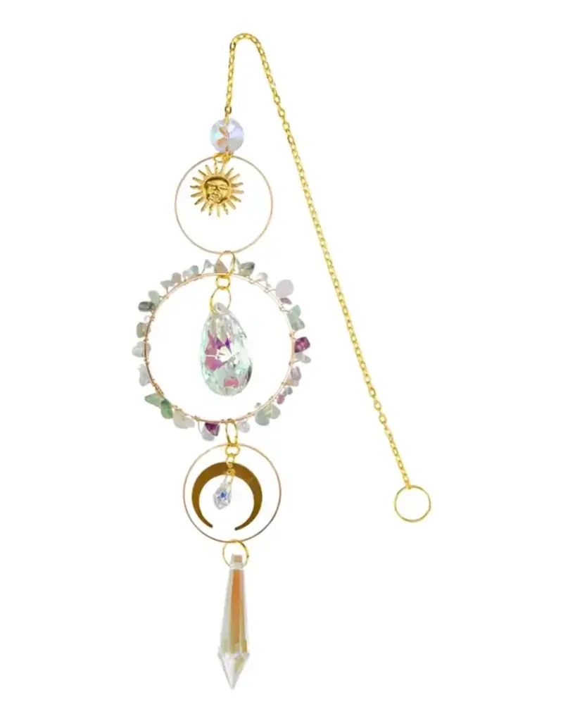 Crystal Sun Catcher. - Fluorite - 20252