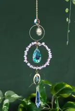 Crystal Sun Catcher. - Rose Quartz - 19420