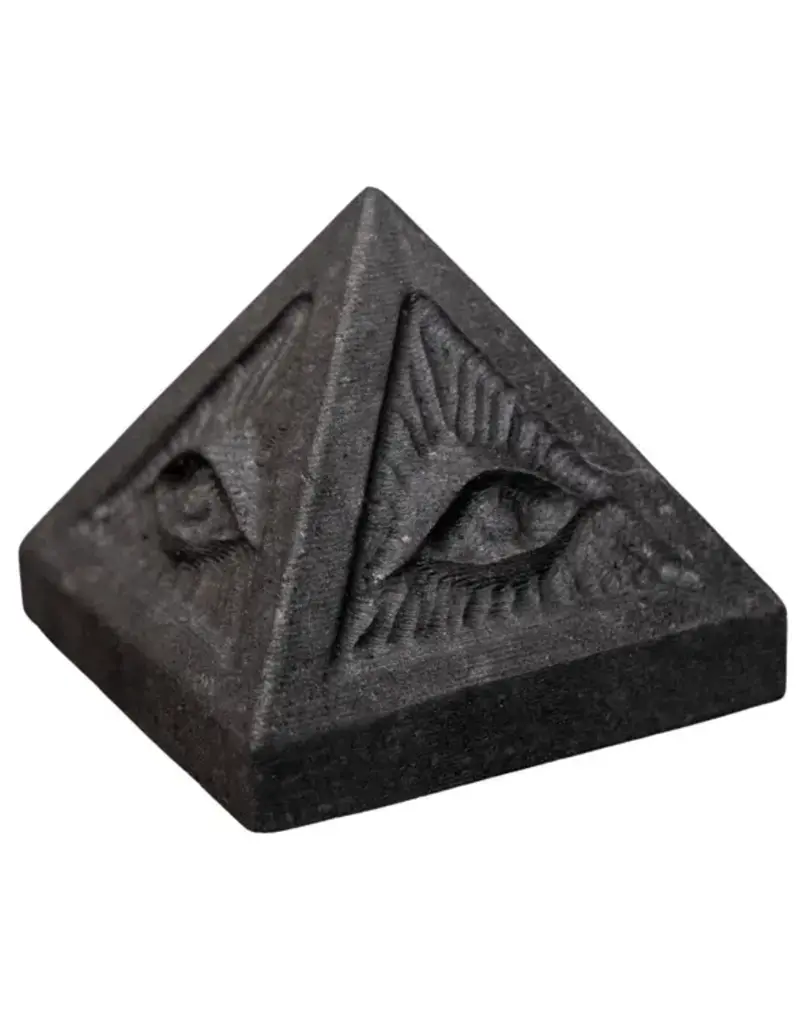 Shungite Evil Eye Pyramid - 17789