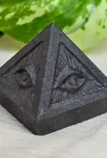 Shungite Evil Eye Pyramid - 17789