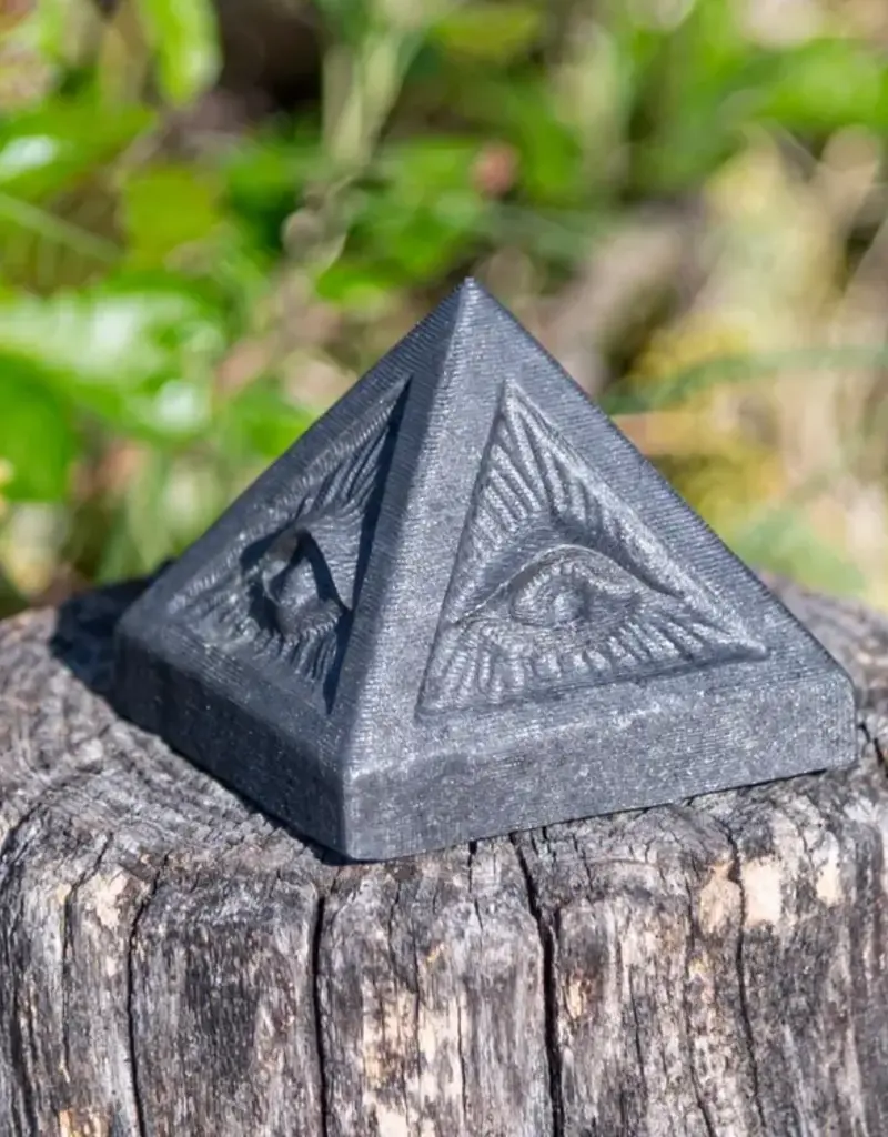 Shungite Evil Eye Pyramid - 17789