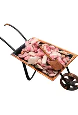 Crystal Chip Wheelbarrow - Pink Opal - 7567