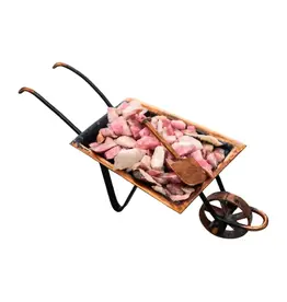 Crystal Chip Wheelbarrow - Pink Opal - 7567