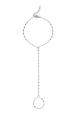 Stainless Steel Lip Hand Chain - Stainless