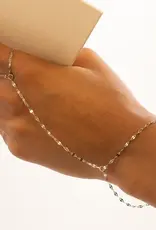 Stainless Steel Lip Hand Chain - Stainless