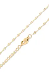 18K Gold PVD Plated Stainless Steel Lip Full Body Chain - Gold