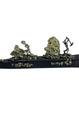 Railroad Spike with Pyrite & Miner