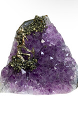 Amethyst Geode with Miner