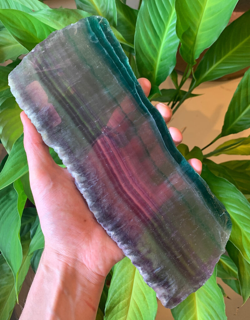 Fluorite Polished Slab - Premium Md-Lg