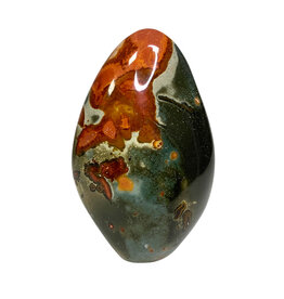 Polychrome Carved Oval