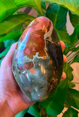 Polychrome Carved Oval