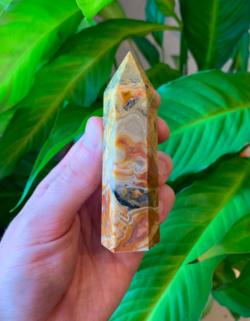 Brown Aragonite Point
