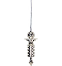 Chambered Isis Pendulum - Silver Plated