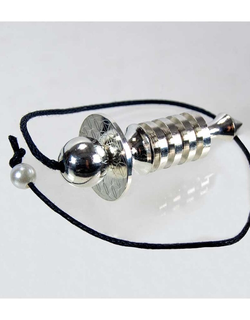 Chambered Isis Pendulum - Silver Plated