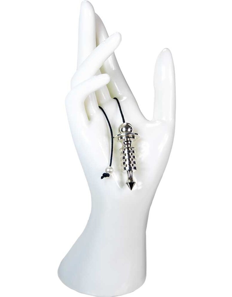 Chambered Isis Pendulum - Silver Plated