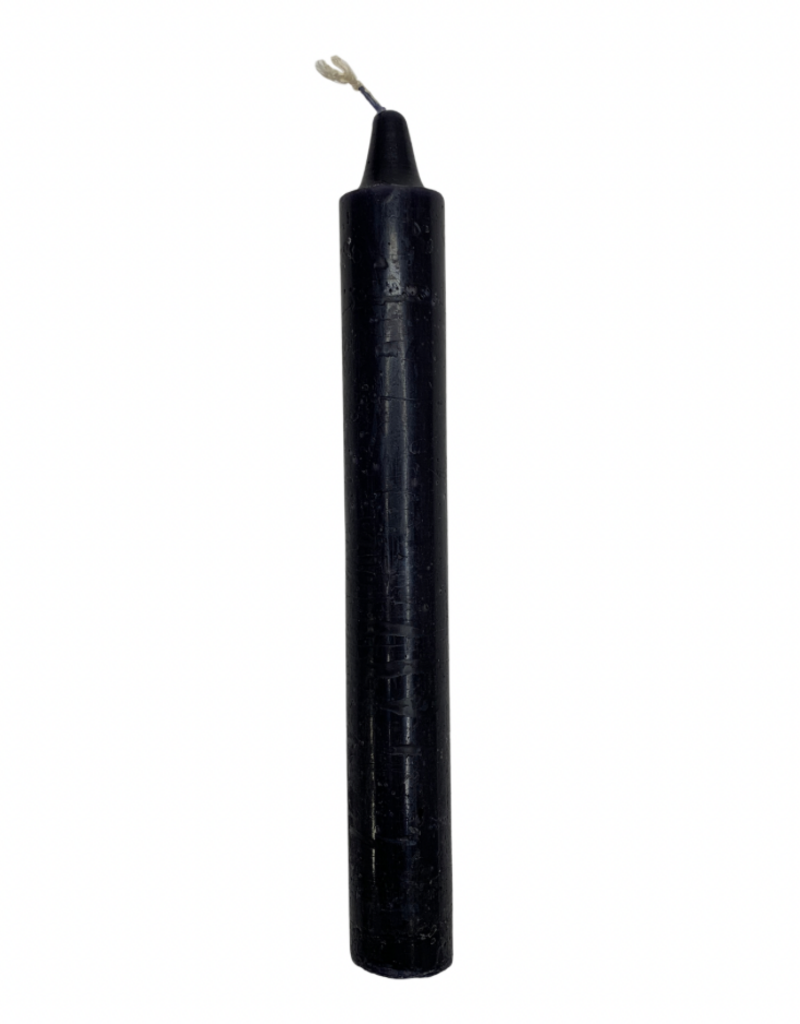 Candle - Black 6 inch Taper - CHB-BLK