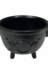 Cast Iron Cauldron - 4.5 inch - Triple Moon - ABR5571TM