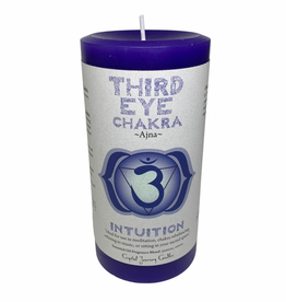 Chakra Third Eye 3X6 Pillar