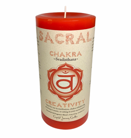 Chakra Sacral 3x6 Pillar