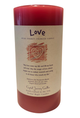 Love Reiki Charged Candle - HK014 - CHM-3X6- 84516