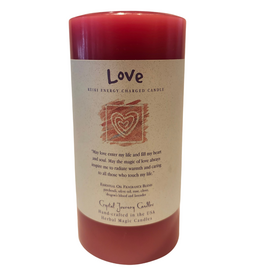 Love Reiki Charged Candle - HK014 - CHM-3X6- 84516