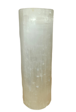 Selenite Cylinder Lamp Large -12 Inches