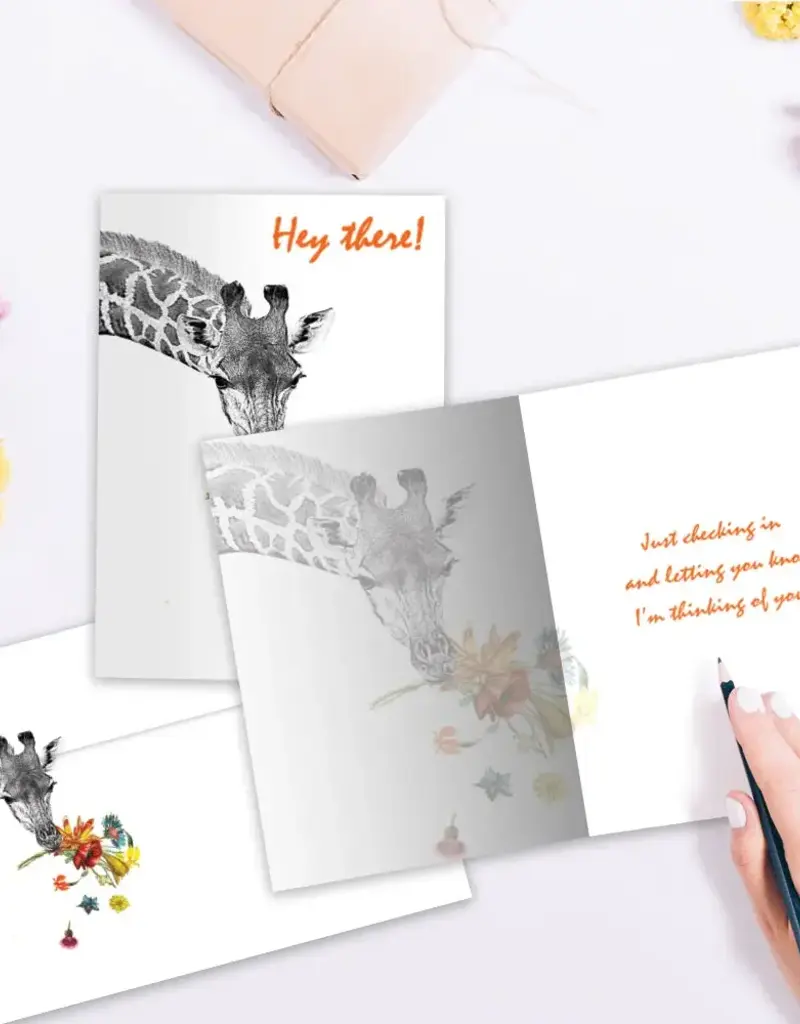 Support Card - Checking in Giraffe - 14635