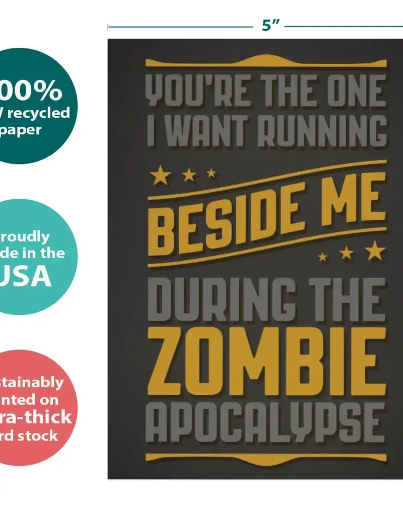 Friendship Card - Zombie Apocalypse - 14544