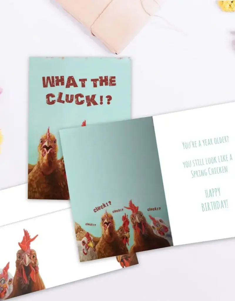 Birthday Card - What the Cluck - 17877