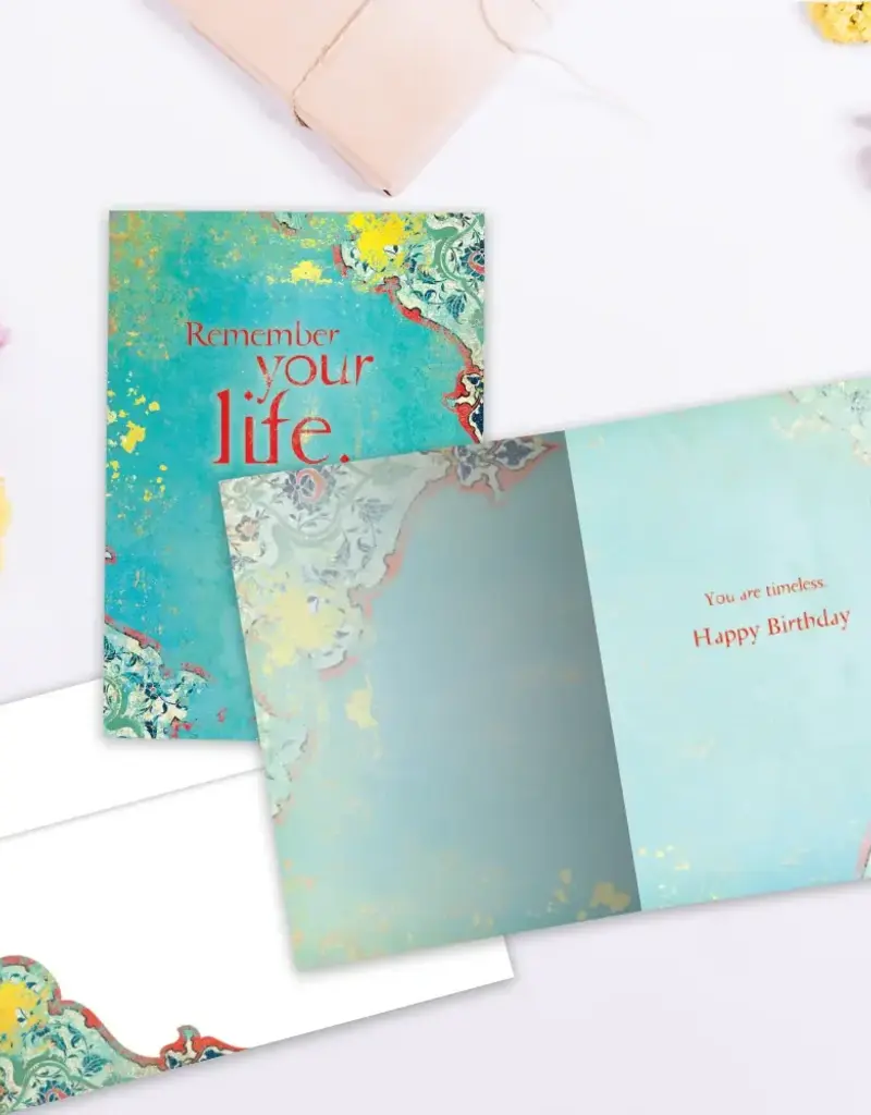 Birthday Card - Remember Your Life - 14162
