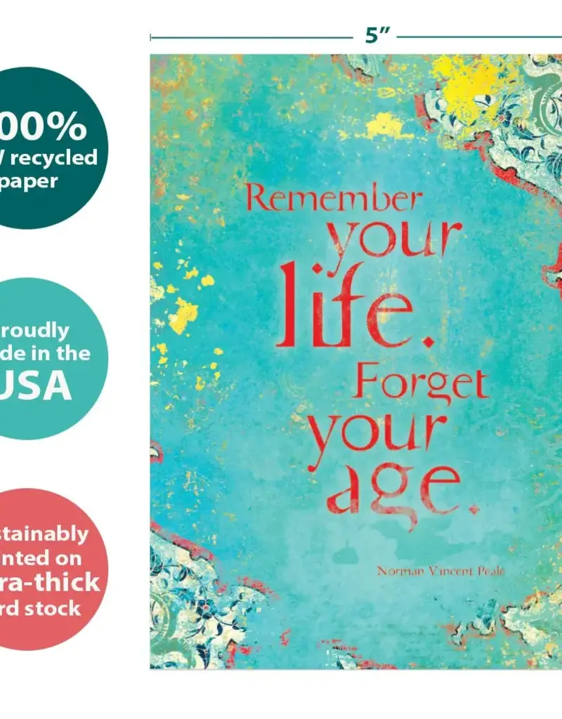 Birthday Card - Remember Your Life - 14162