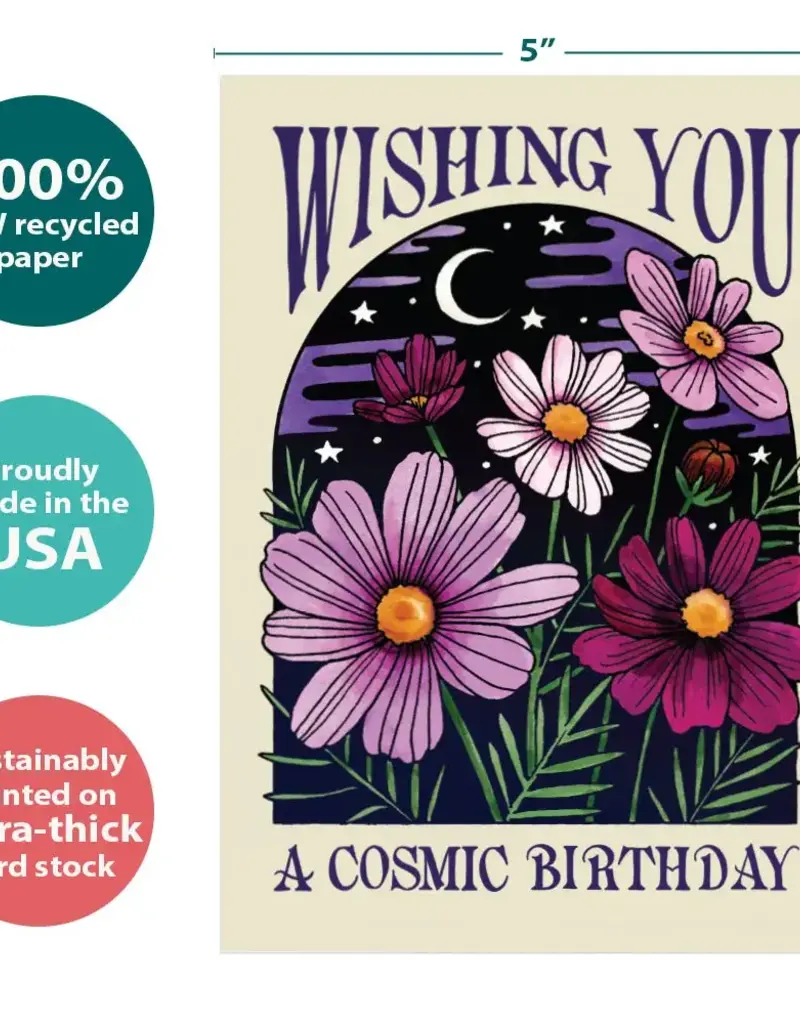 Birthday Card - Cosmic Wishes - 22555