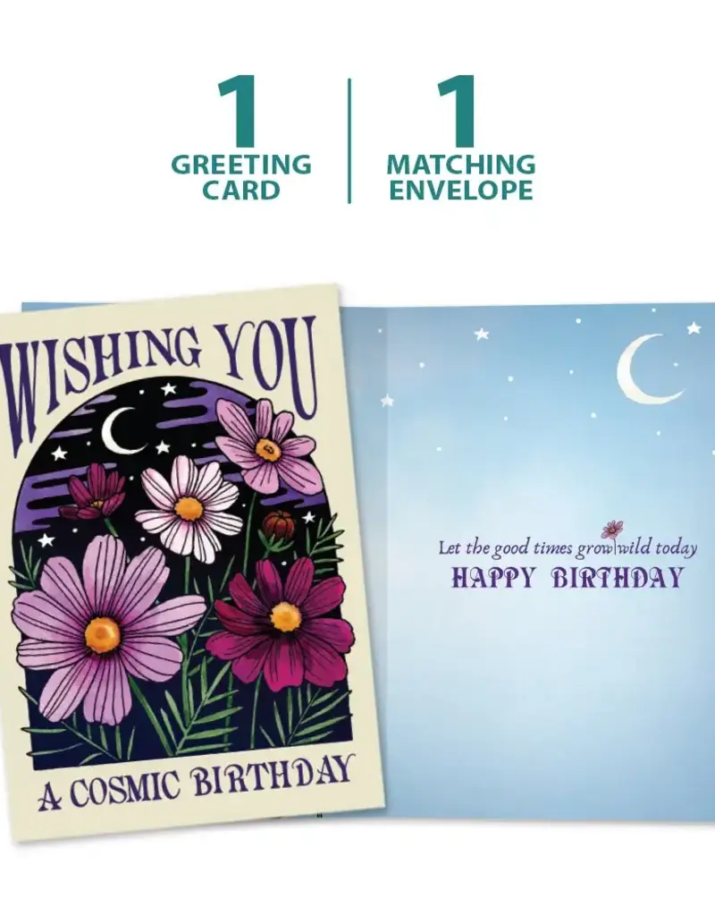 Birthday Card - Cosmic Wishes - 22555