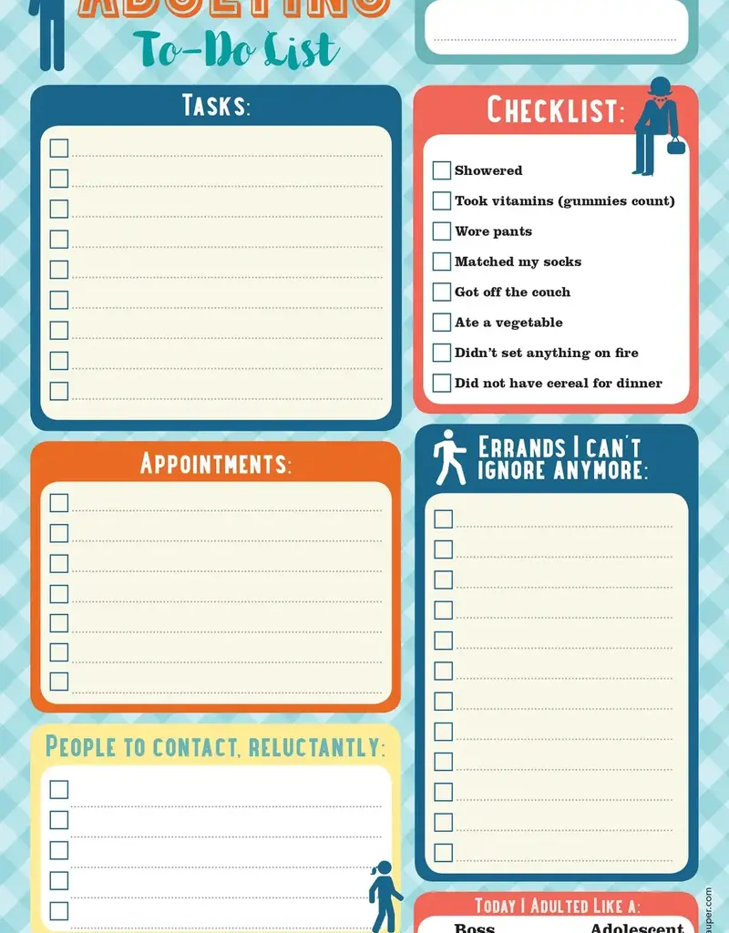 Notepad- Adulting
