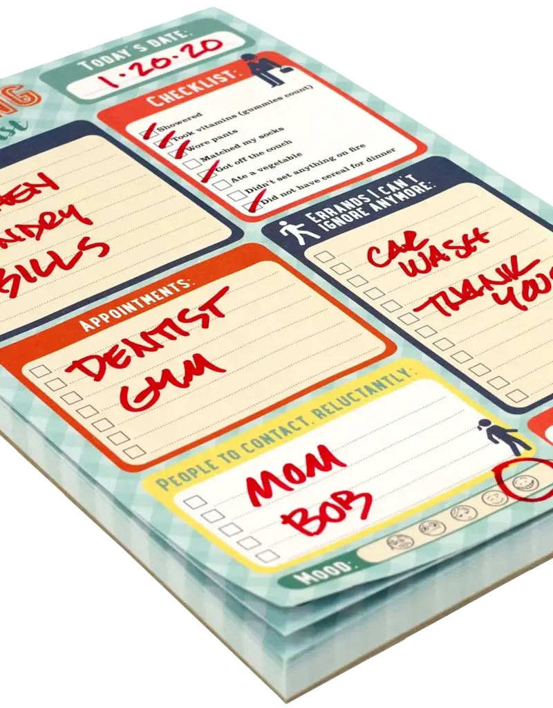 Notepad- Adulting